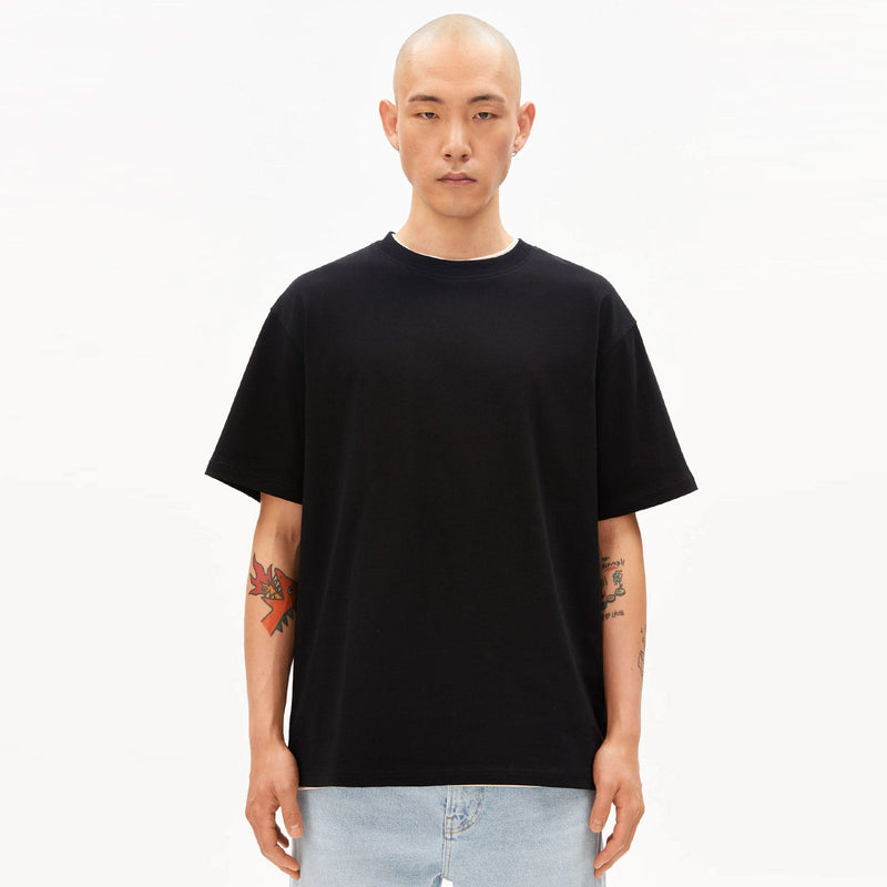 Maarkos Heavy Weight T-Shirt black Armedangels