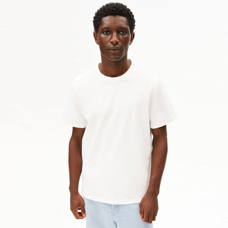 Maarkos Mid Weight T-Shirt white Armedangels