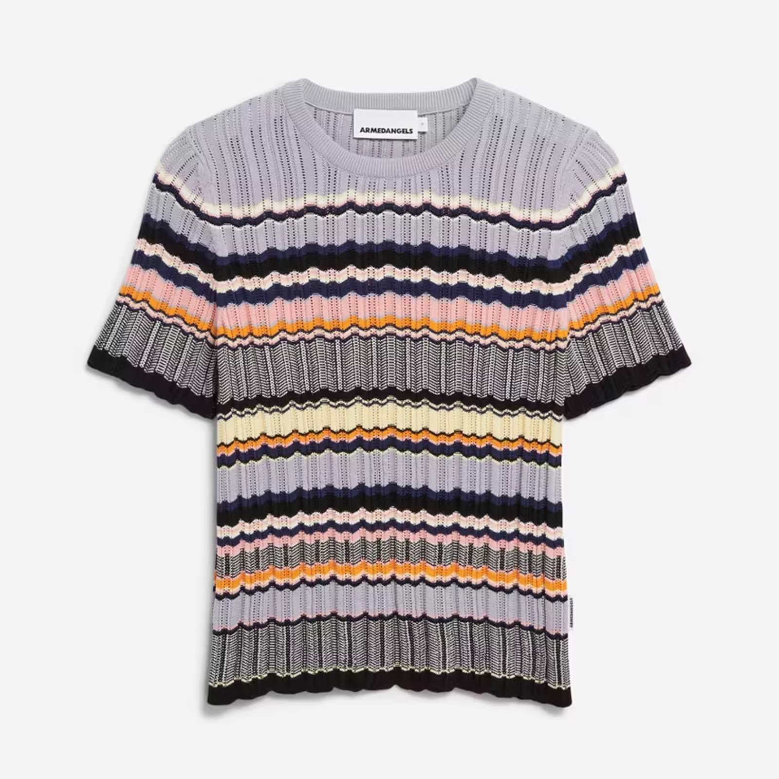 Maaya Stripes Jumper misty morning/deep rosalilly