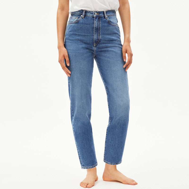 Mairaa Mom Fit Jeans azul