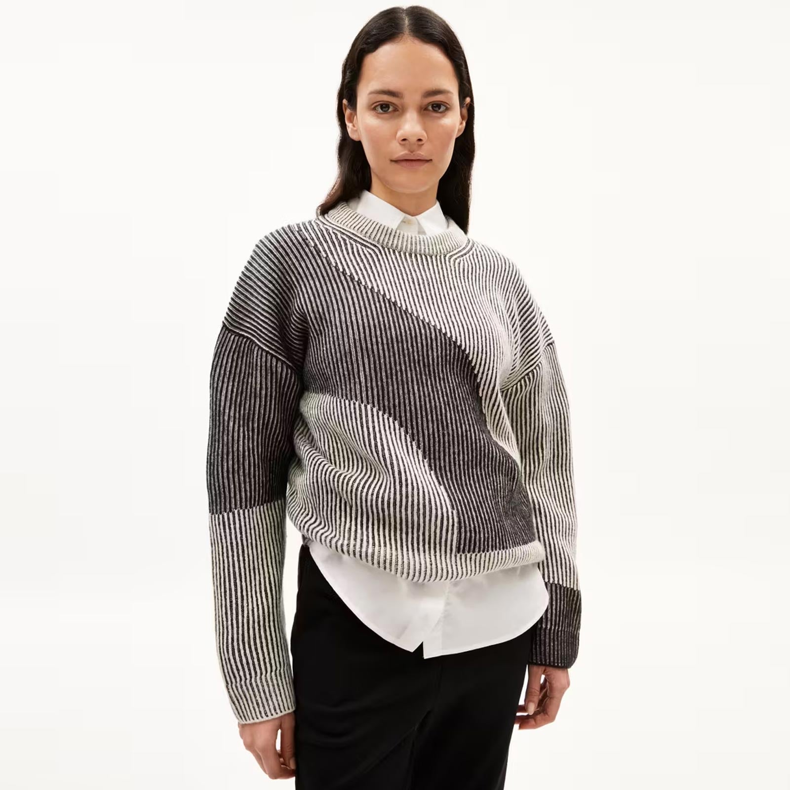 Mayraa Vanise Jumper black/off white
