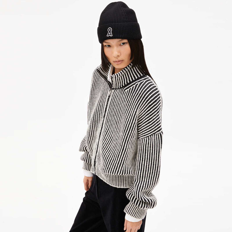 Medeaa Vanise Cardigan black-oatmilk Armedangels