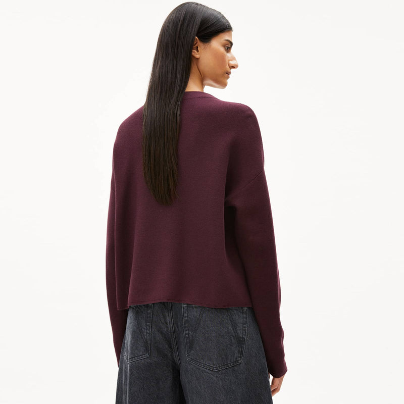 Merinaa Links Links Jumper dark cranberry Armedangels