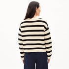 Merinaa Striped Jumper oatmilk-black