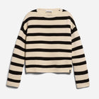 Merinaa Striped Jumper oatmilk-black