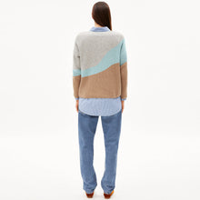 Miyaas Multicolor Pullover light grey melange-icy mist