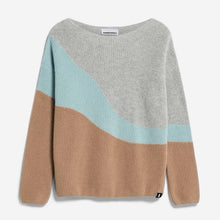 Miyaas Multicolor Pullover light grey melange-icy mist