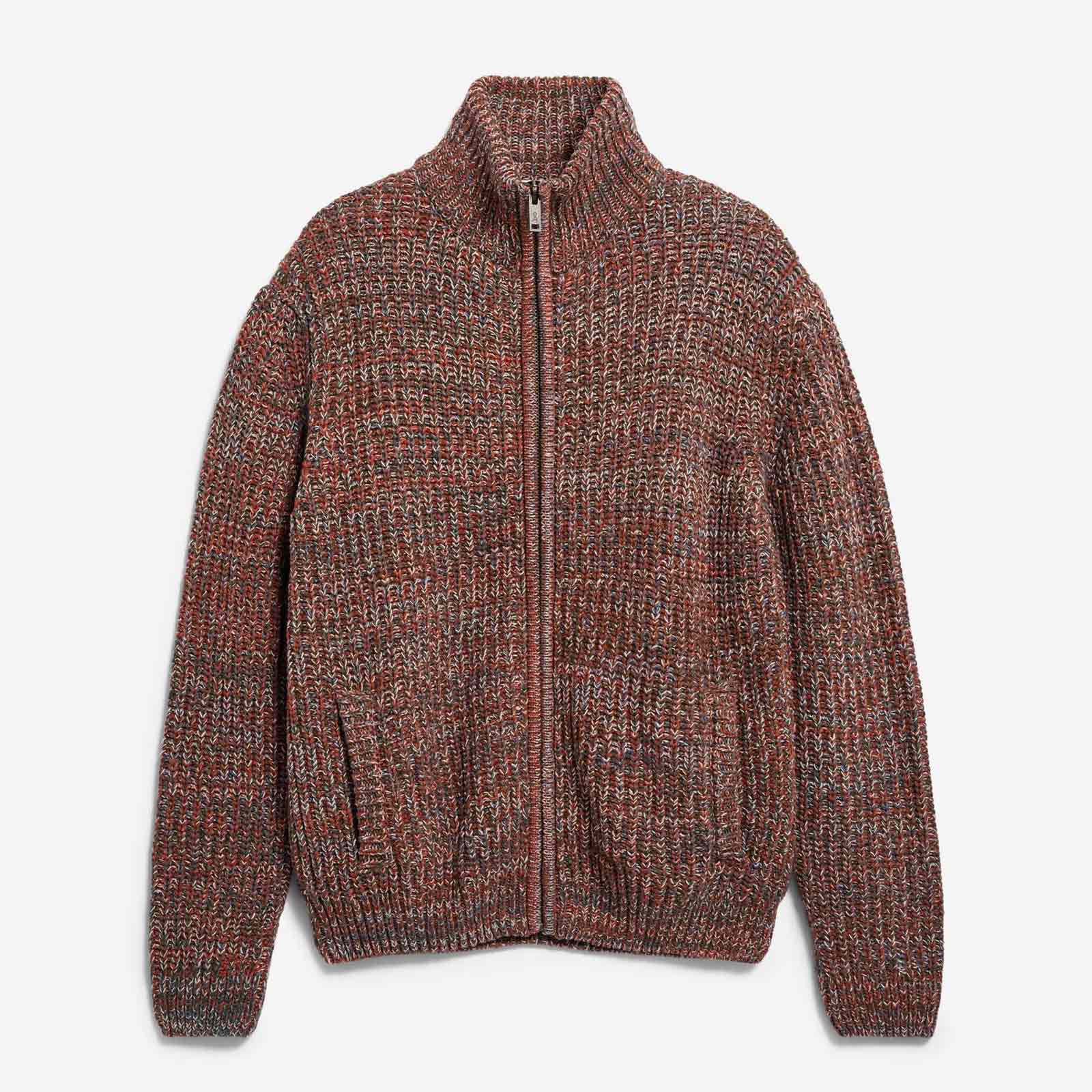 Mouliné Knit Jacket earthshade tweed/dusty moon tweed