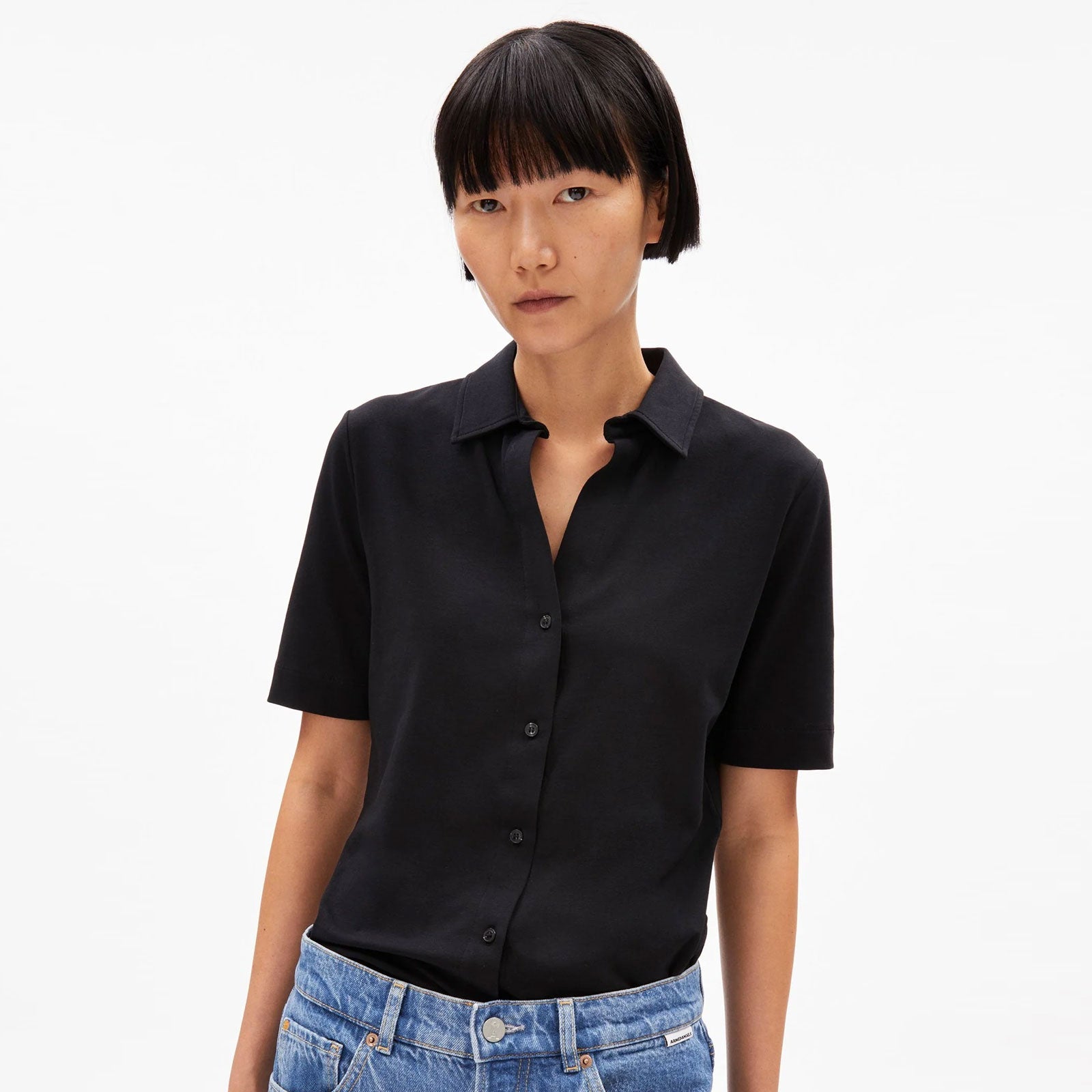 Nalitaa Blouse black Armedangels