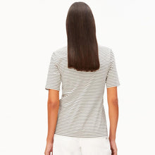 Nalitaa Stripe Blouse oatmilk-black Armedangels