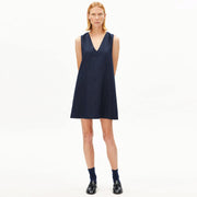 Pinaafo Striped Dress night sky/white Armedangels