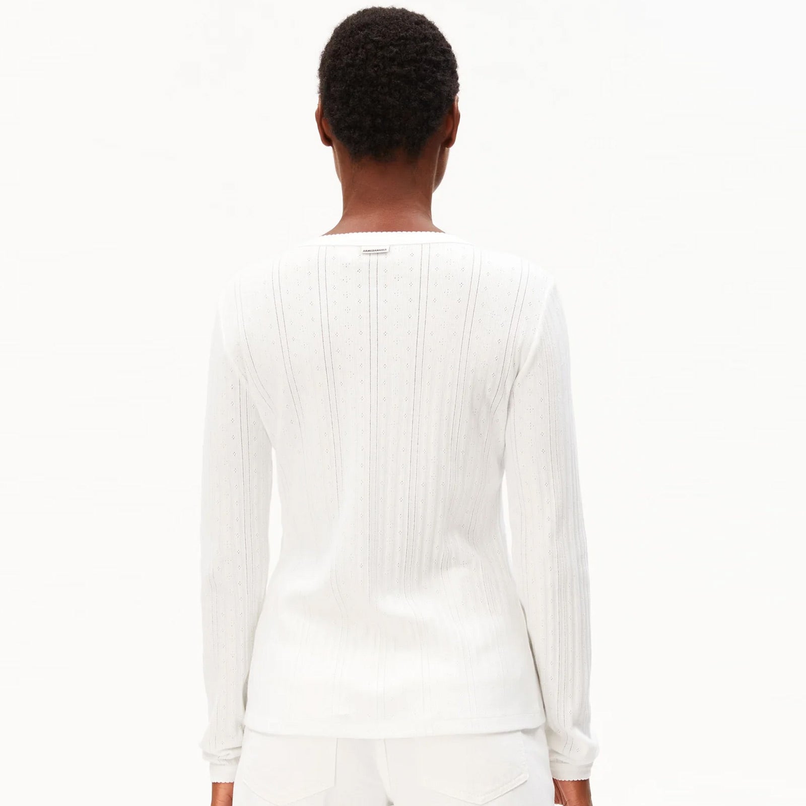 Pointelle Cardigan white Armedangels