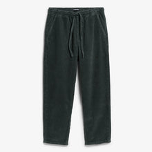 Pull On Corduroy Tapered Pants space steel