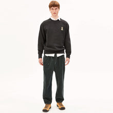 Pull On Corduroy Tapered Pants space steel