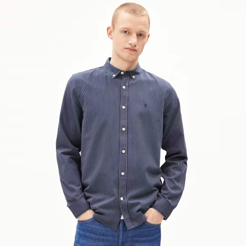 Quaasa Stripes Shirt 1364 night-sky-white