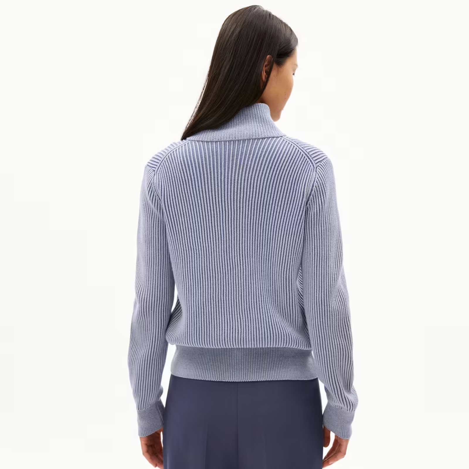 Rebeccaa Vanise Zip Cardigan misty morning