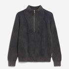 Ronyiaas GMT Dye Half Zip Jumper black Armedangels