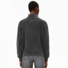 Ronyiaas GMT Dye Half Zip Jumper black Armedangels