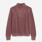 Ronyiaas GMT Dye Half Zip Jumper dark berry Armedangels