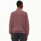 Ronyiaas GMT Dye Half Zip Jumper dark berry Armedangels