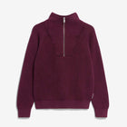Ronyiaas GMT Dye Half Zip Jumper dark cranberry Armedangels