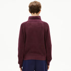 Ronyiaas GMT Dye Half Zip Jumper dark cranberry Armedangels