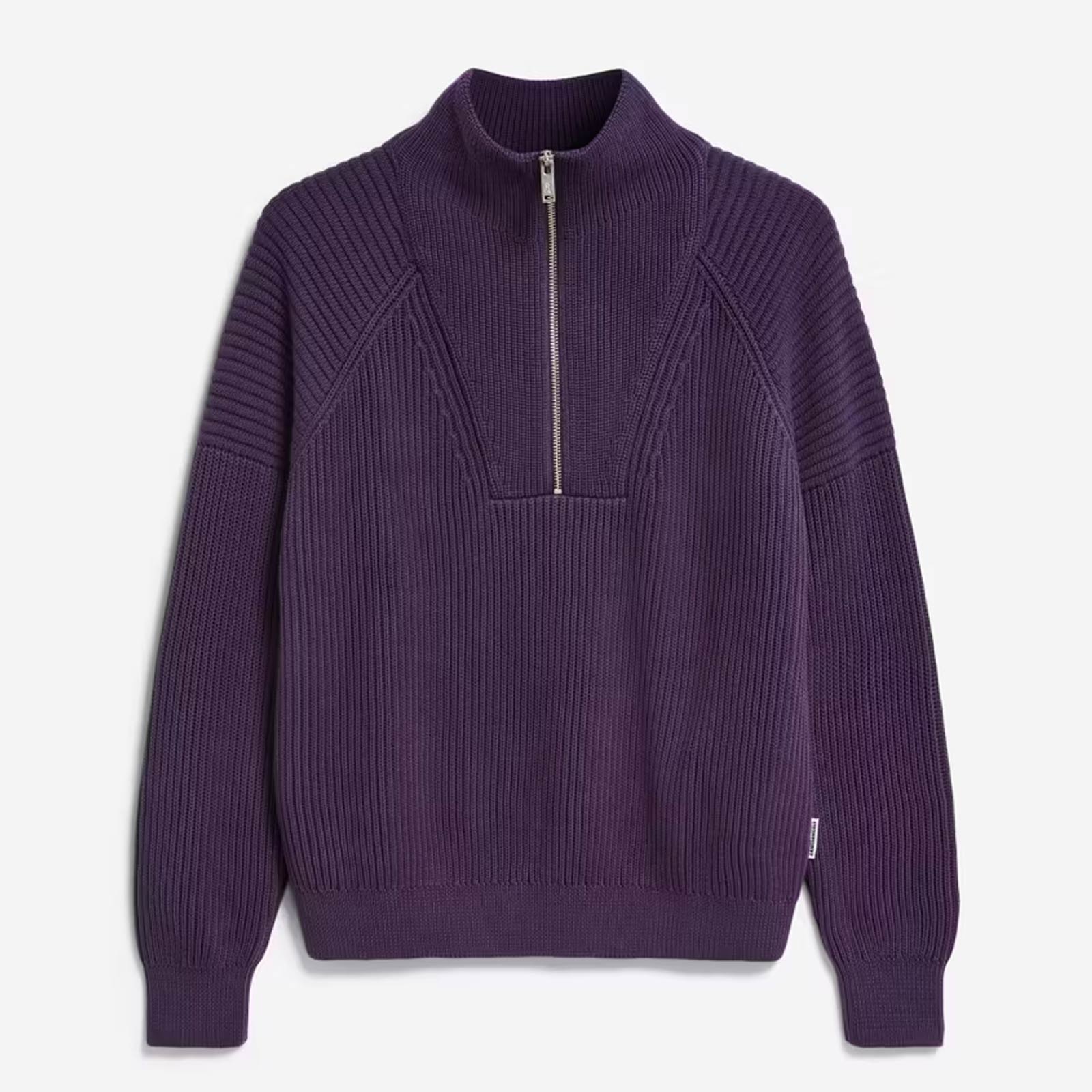 Ronyiaas Half Zip Jumper blue ash