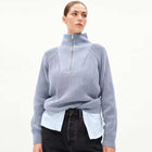 Ronyiaas Vanise Half Zip Jumper misty morning