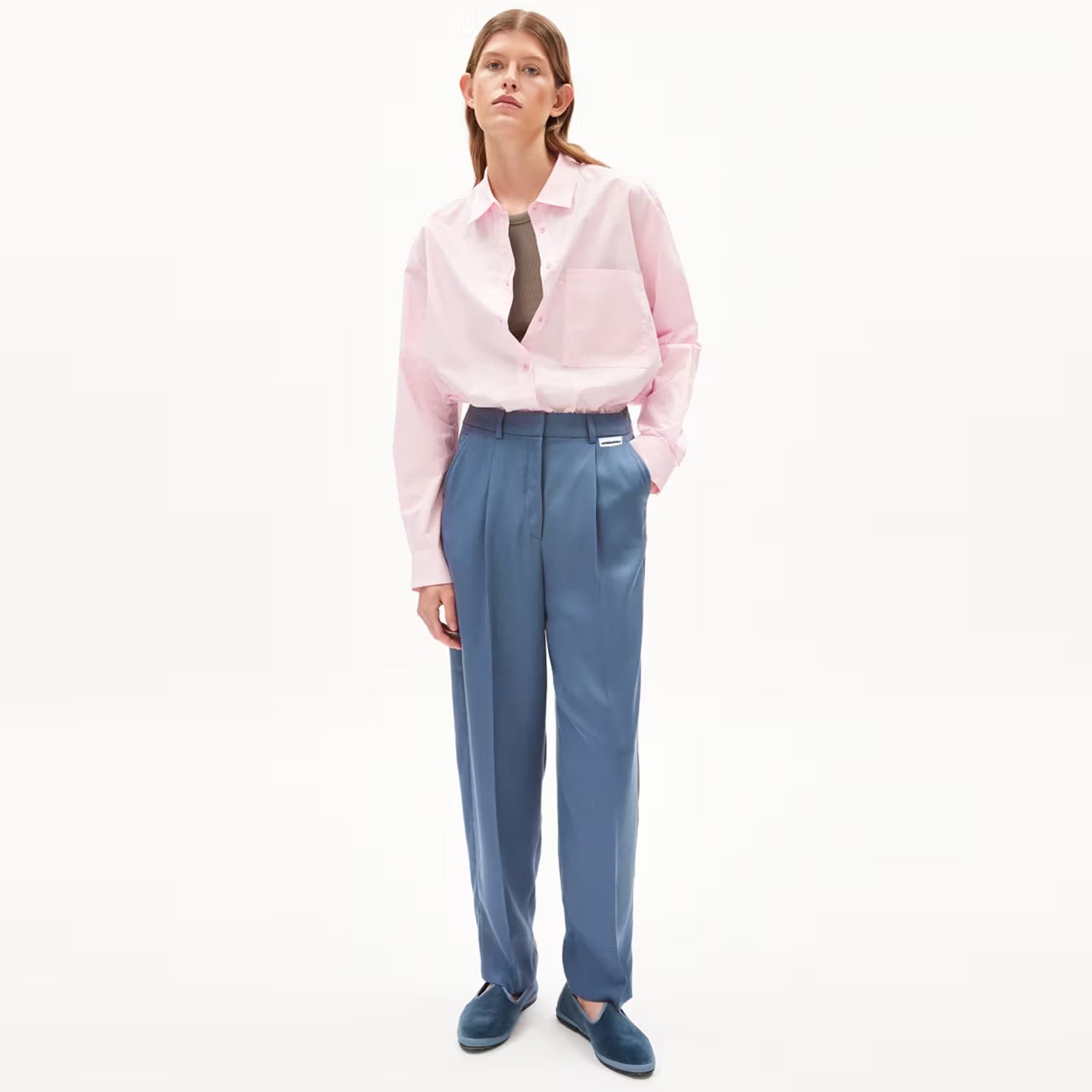 Sandrinaa Tapered Pants iron blue