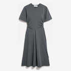 Short Sleeve Jersey Midi Dress space steel