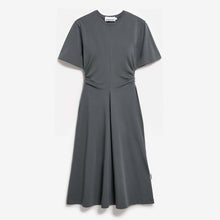 Short Sleeve Jersey Midi Dress space steel