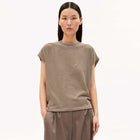 Slub Jersey Stripe T-Shirt sand stone/dried palm Armedangels