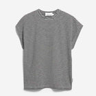 Slub Jersey Stripe Tee black/oatmilk