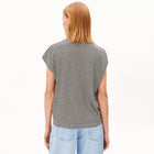 Slub Jersey Stripe Tee black/oatmilk