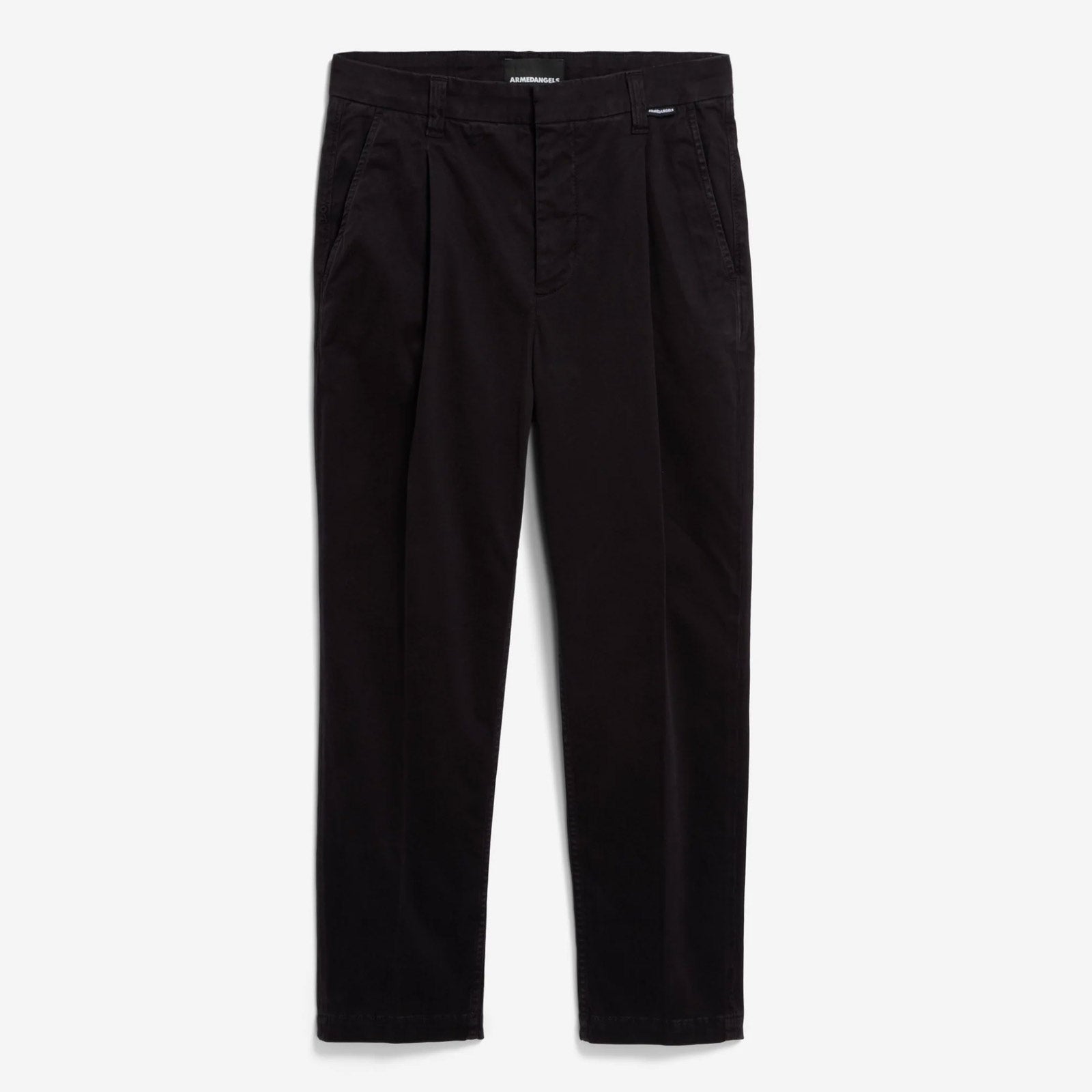 Taamir Pleated Chino Pant black