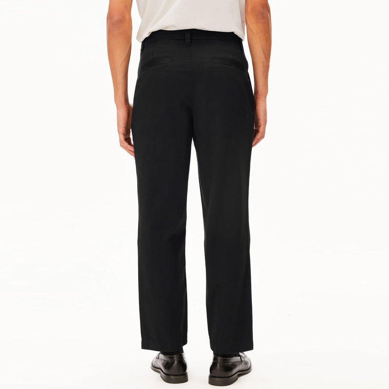 Taamir Pleated Chino Pant black