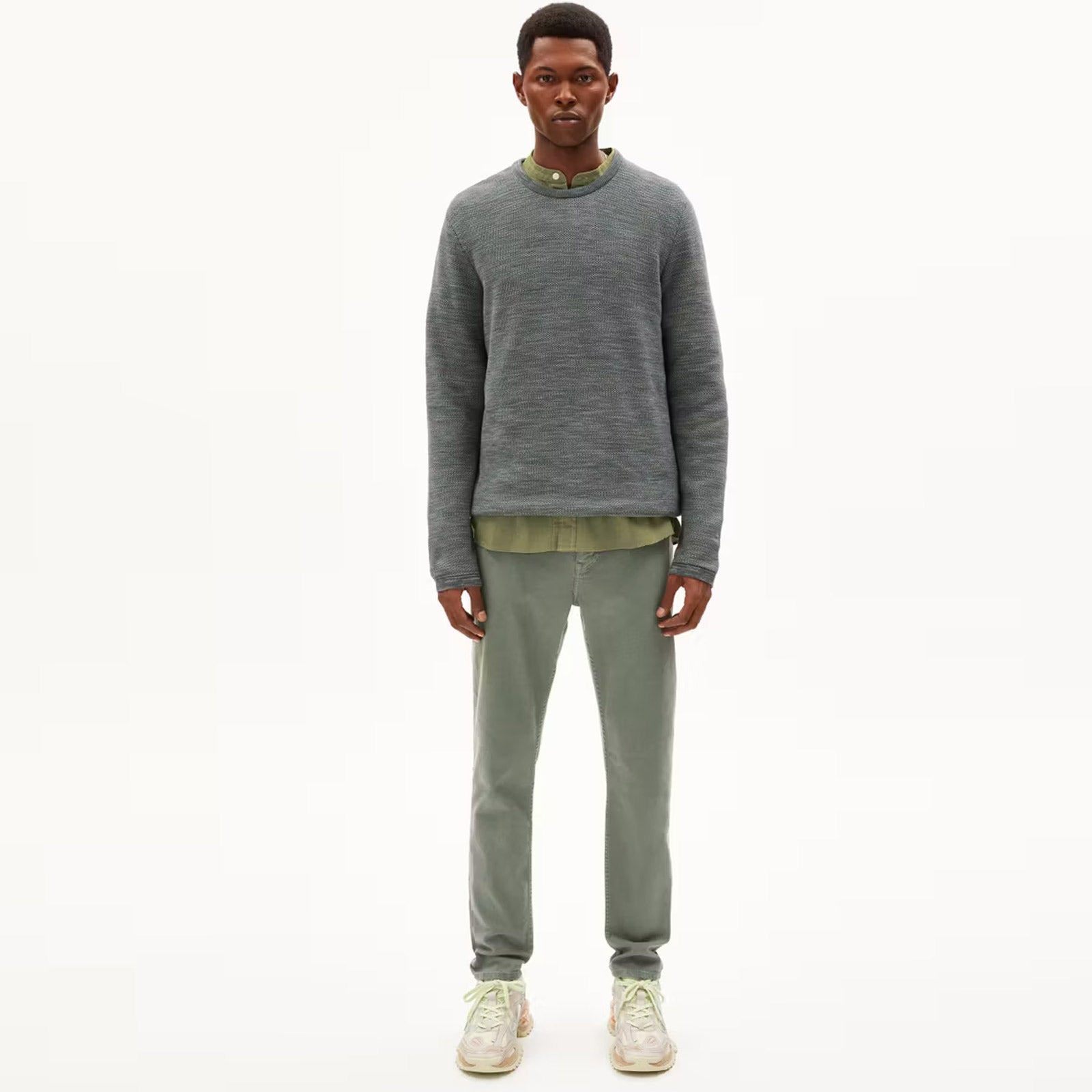 Tolaa Jumper space steal-grey green