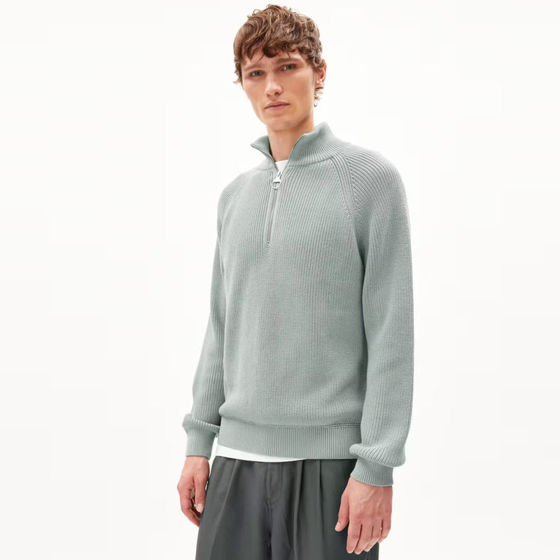 Tronmaa Half Zip Jumper morning dew