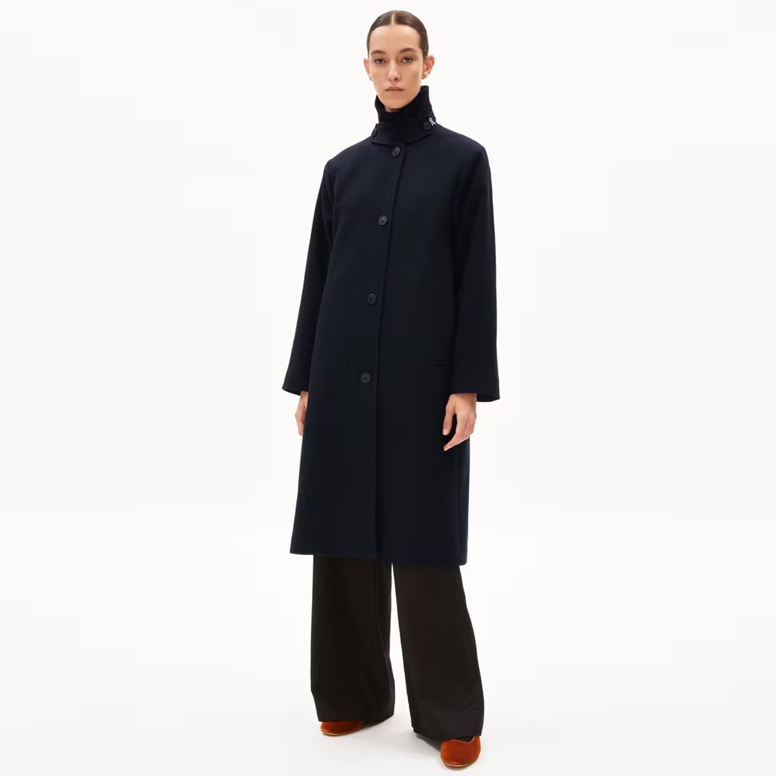 Vaanoise Wool Coat night sky