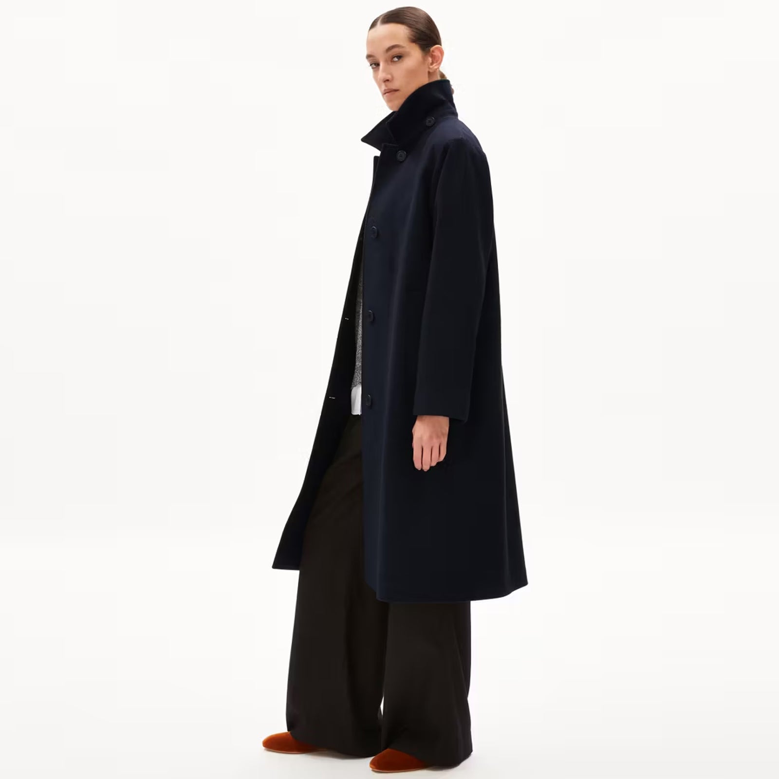 Vaanoise Wool Coat night sky