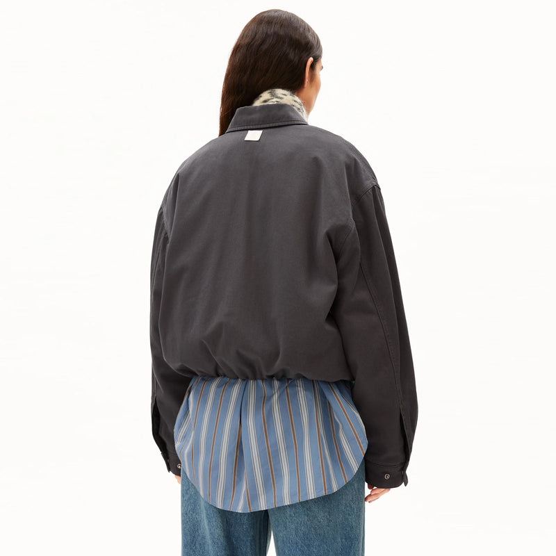 Padded Cotton Iconic Å Jacket dark steel