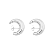 Bold Cuff Earrings silver