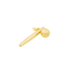 Conflicting Earrings gold Bandhu Jewelery