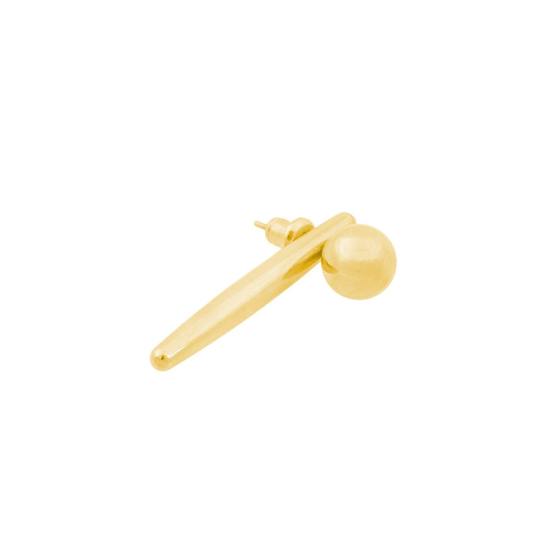 Conflicting Earrings gold Bandhu Jewelery