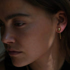 Conflicting Earrings gold Bandhu Jewelery
