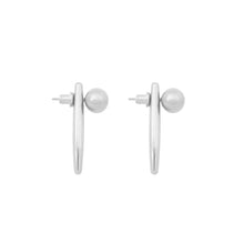 Conflicting Earrings silver Bandhu Jewelery