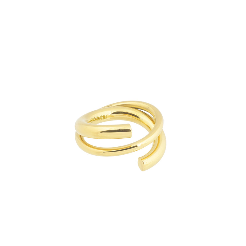 Cutted Ring gold