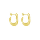 Dent Earrings gold