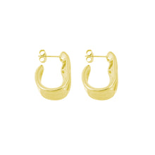 Dent Earrings gold