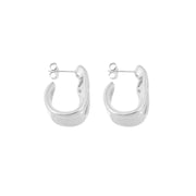 Dent Earrings silver